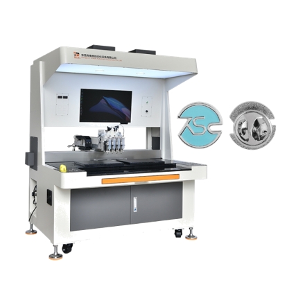 Enamel Personalized Emoji Pin Filling Machine with 4 Colors Spray Valve – High Precision & Automatic Functionality